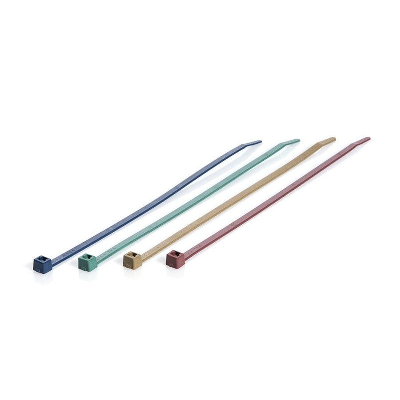 HellermannTyton - Kabelbinder 111-01402(100) 301x4,8 mm, rotbraun − 100 Stück