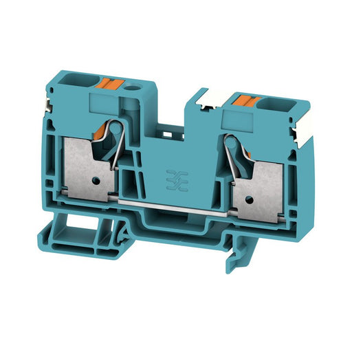 Weidmüller - Durchgangs-Reihenklemme Klemme A2C 16 DL BL PUSH IN, 16 mm² − 20 Stück
