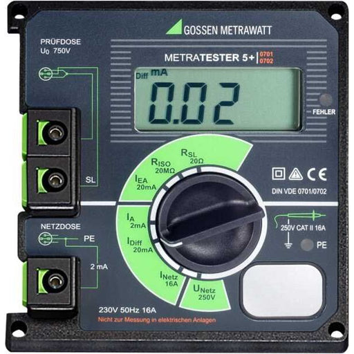 Gossen Metrawatt - Prüfgerät für ortsveränderliche Geräte Prüfgerät METRATESTER 5-F-E