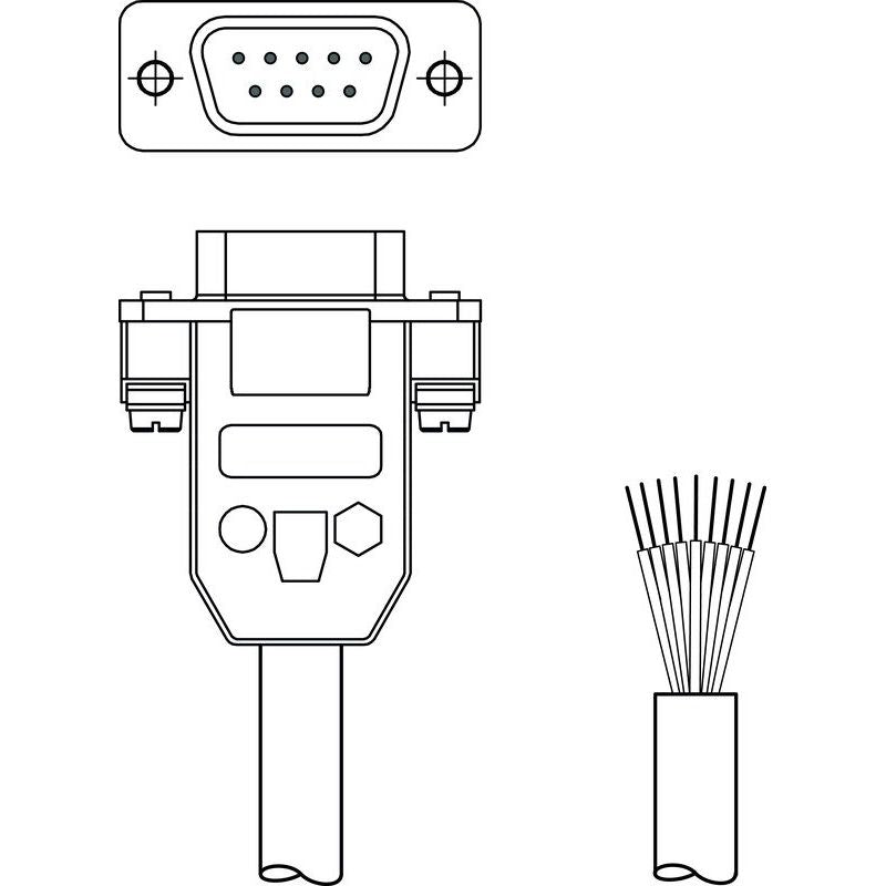 Leuze - Konfektioniertes Sensor-Aktor-Kabel Verbindungsleitung KB 021 Z