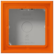 Jung - Aufputzgehäuse für Unterputzgerät Aufputz-Kappe 1fach LC 581 A 224 orange (32080)