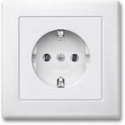 Merten - Steckdose SCHUKO-Steckdose pws MEG2301-1619 volle Abdeckplatte