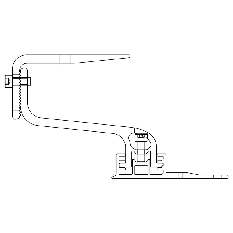 K2 - Photovoltaik-Dach-/Fassadenbefestigung Dachhaken 2002402 CrossHook 4S