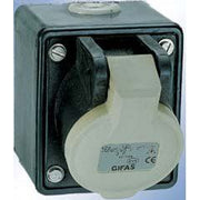 Gifas Electric - CEE-Anbausteckdose (IEC 60309) CEE-Wandsteckdose 421628.E 42V,16A,2pol