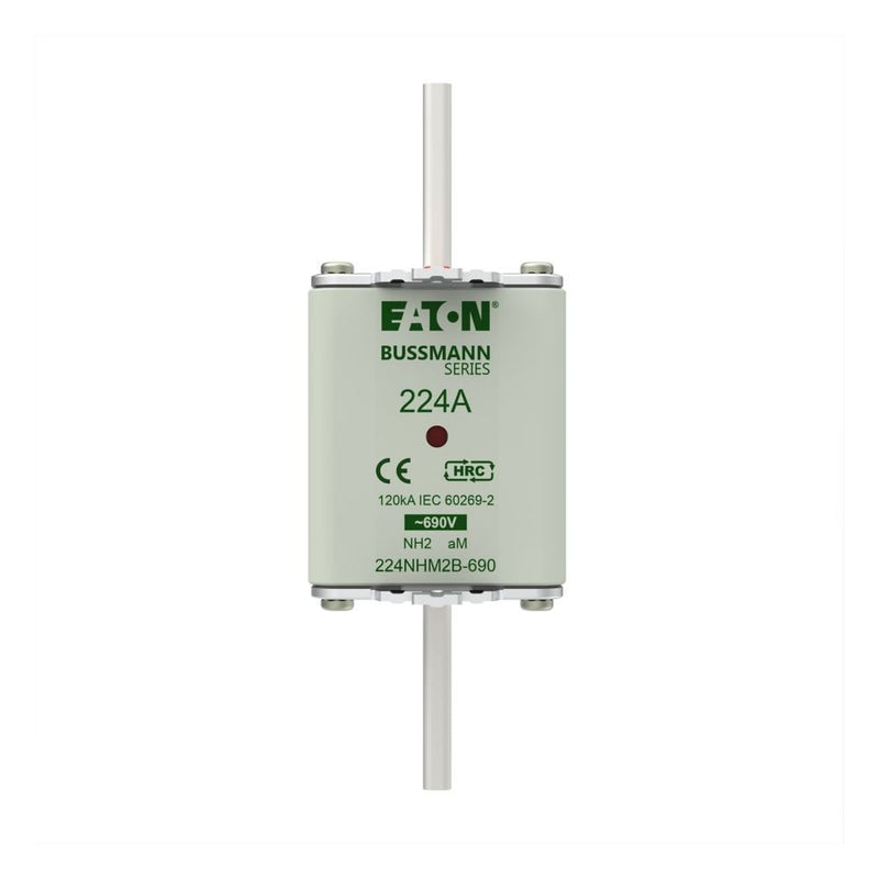 Eaton - Messersicherung Sicherungseinsatz Nieders. 224NHM2B-690 224A AC 690V 120kA − 3 Stück