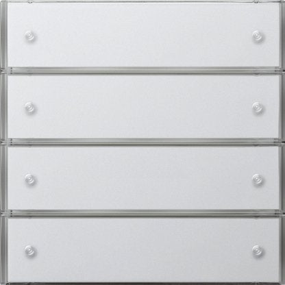 Gira - Bussystem-Tastsensor KNX Tastsensor 3 Komfort 2034112 4-fach, rws