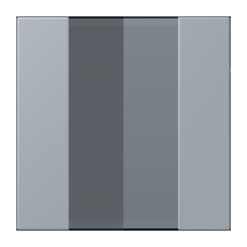 Jung - Abdeckung/Bedienelement für Installationsschalterprogramme Tastensatz 1fach LC 501 TSA 257 gris clair 59