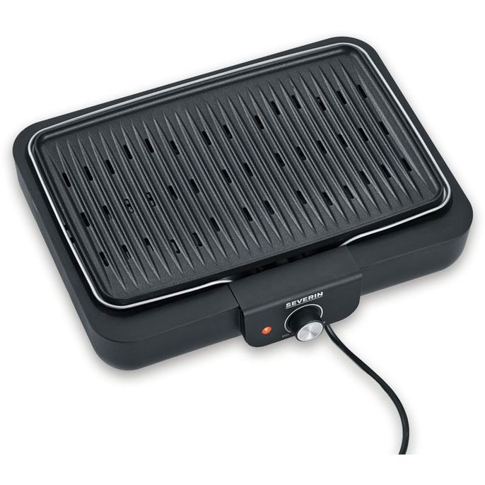 Severin - Grillgerät Barbecue-Grill Tisch PG 8556 sw Aluminium-Druckguss  − 2 Stück