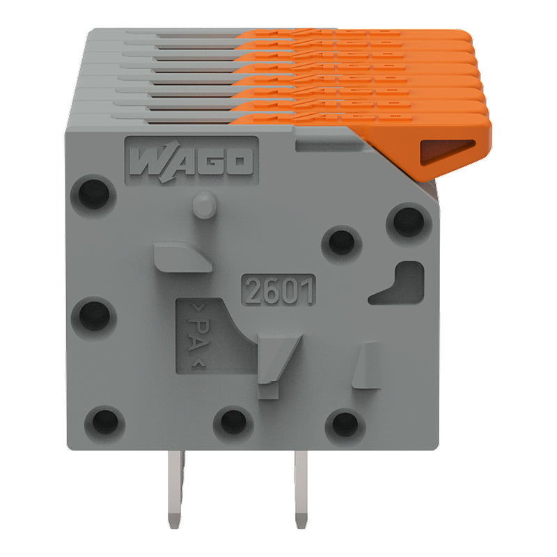 WAGO - Leiterplattenklemme 2601-1108 1,5mm²,gr − 60 Stück