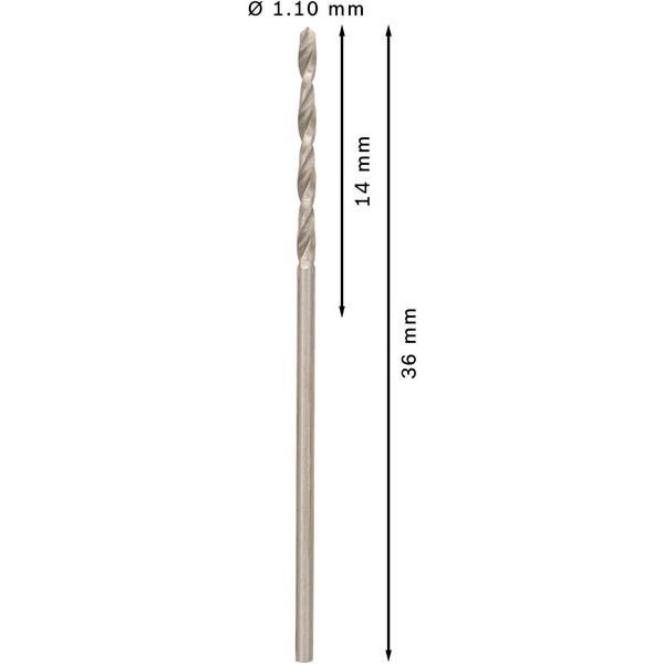 Bosch - Bohrer PRO Metal HSS-G 2608585467 Spiralbohrer 1,1 x