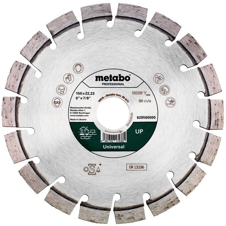 Metabowerke - Trenn-/Schleifscheibe Diamanttrennscheibe UP 628560000 150x22,23mm