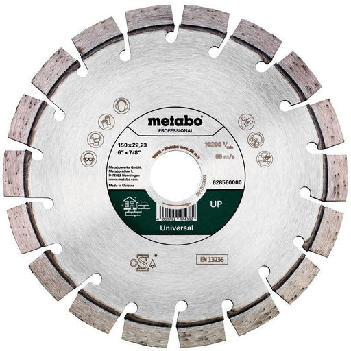 Metabowerke - Trenn-/Schleifscheibe Diamanttrennscheibe UP 628560000 150x22,23mm