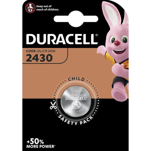 Hückmann - Batterie Knopfzelle Lithium 3V D2430 (Bli.1) CR2430 Duracell
