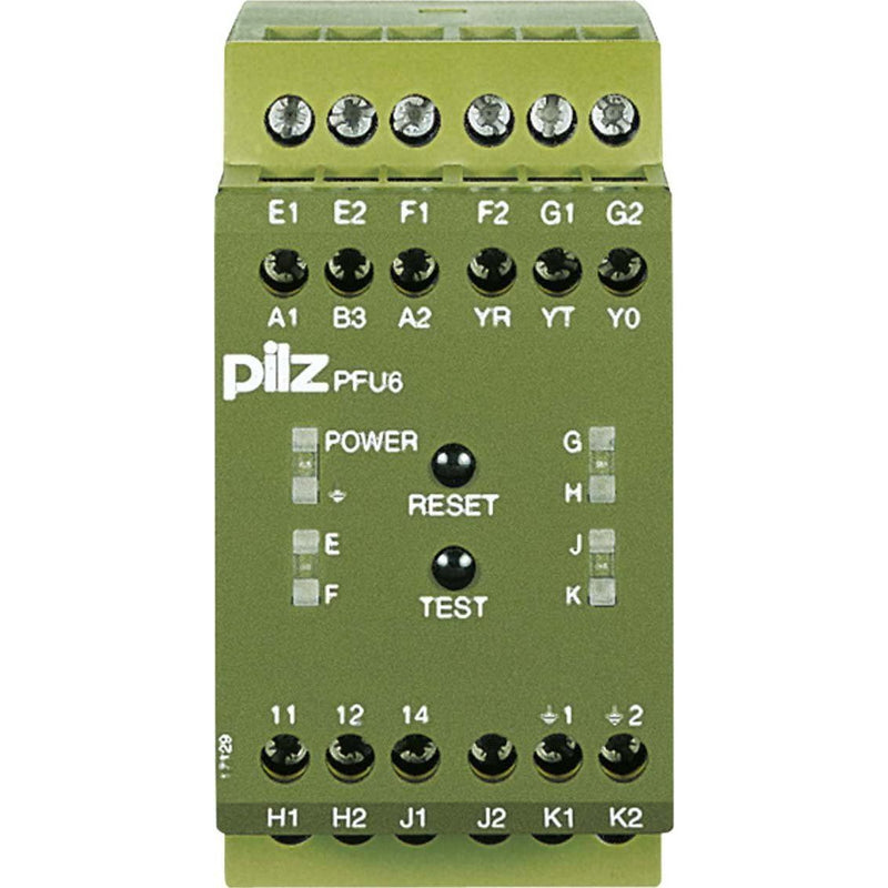 Pilz - Spannungsüberwachungsgerät Fehlerspannungsüberwachung PFU6 #841000 24-240ACDCUM-690ACDC