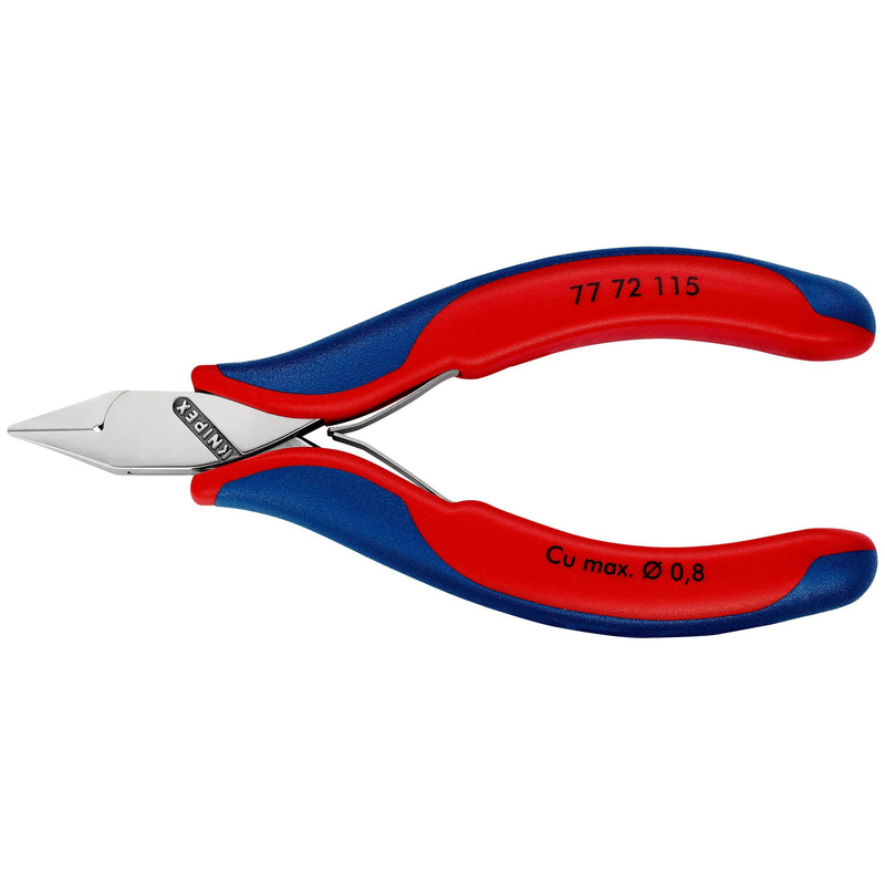 Knipex - Seitenschneider Elektronik-Seitenschneider 77 72 115 SB spiegelpoliert,115mm