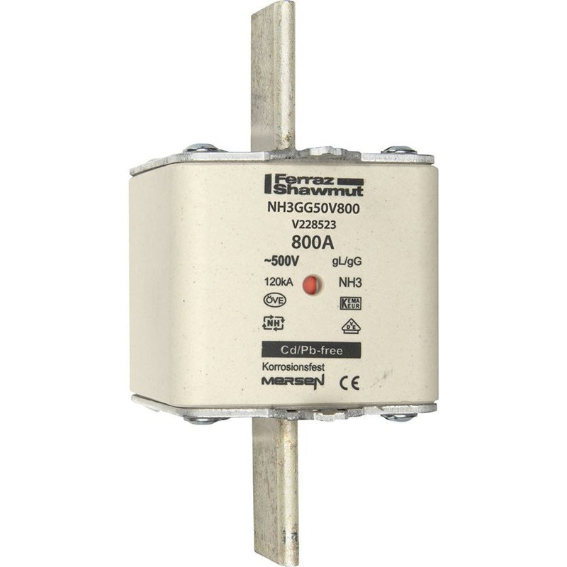 Mersen - Messersicherung Sicherungseinsatz NH gG NH4AGG50V800-8 Gr.4a 800A sfü KM