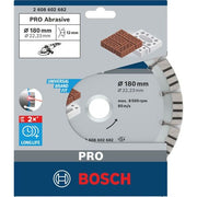 Bosch - Trenn-/Schleifscheibe Diamanttrennscheibe 2608602682 PRO Abrasive
