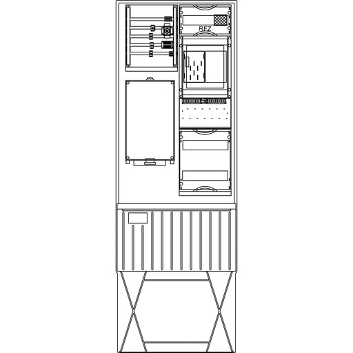 Elsta Mosdorfer - Zähler-Komplettschrank Zähleranschlusssäule ZS321B.S3.36V A320 S3 1Z BKEI 36TE