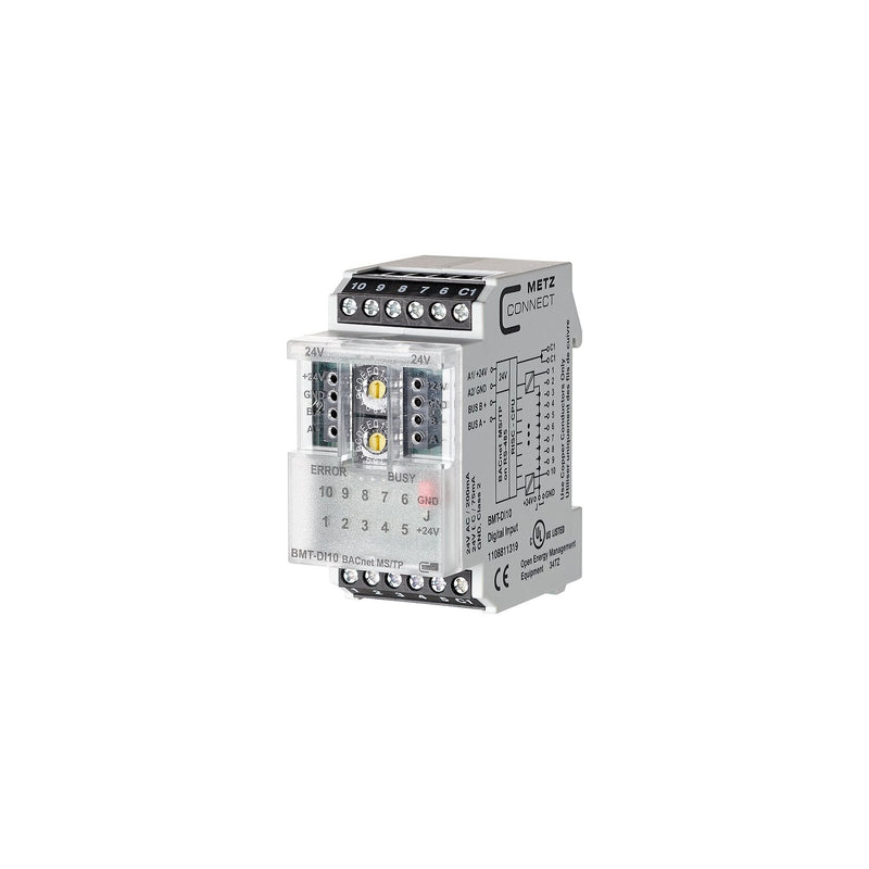 Metz Connect - Bussystem-Binäreingang BMT-DI10 BACnet MS/TP 1108811319