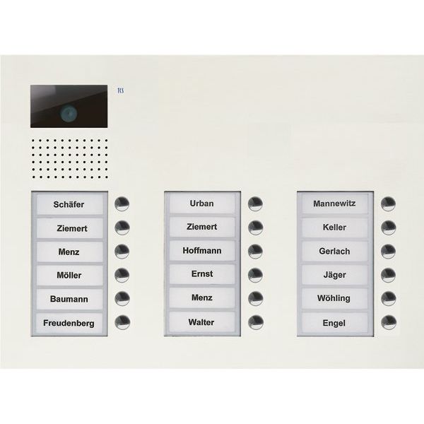 TCS Tür Control - Türstation für Türkommunikation Video color Außenstation V AVU16180-0019 PUK 18 Tasten 3-spal − 1 Stück