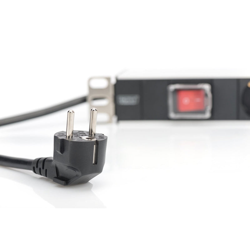 DIGITUS - Power distribution unit (PDU) DIGITUS Steckdosenleiste DN-95402 7fach Alu 1HE