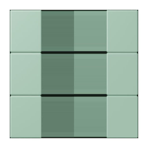 Jung - Abdeckung/Bedienelement für Installationsschalterprogramme Tastensatz 3fach LC 503 TSA 217 vert anglais clair