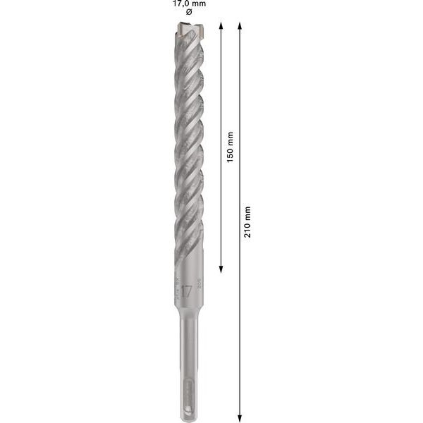 Bosch - Bohrer PRO SDS plus-5X 2608836628 Hammerbohrer 17 x