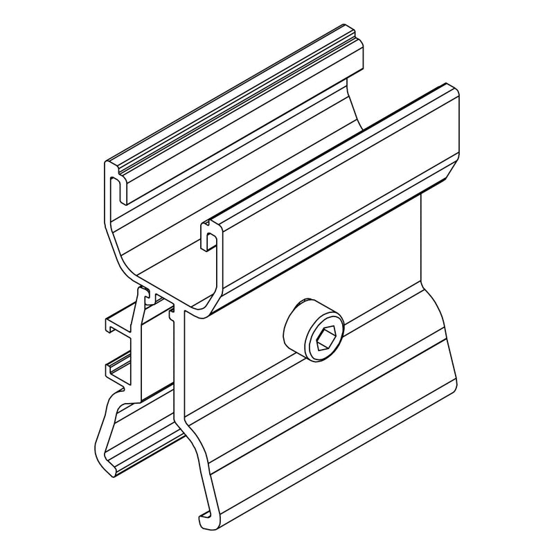 K2 - Photovoltaik-Dach-/Fassadenbefestigung Universal KL-Clamp 2004124 − 20 Stück