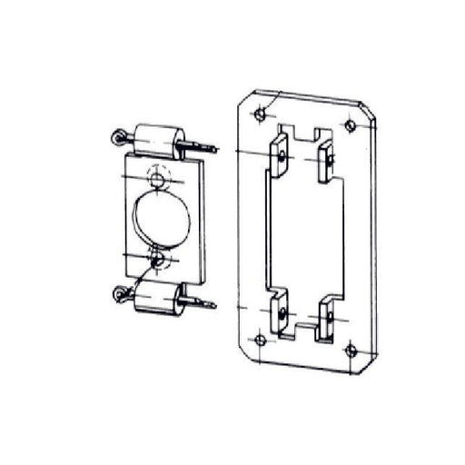 Somfy - Zubehör/Ersatzteile für Tor-/Rollladenantriebe Universalplatte verzinkt 9700999 f.Antriebslager LS40