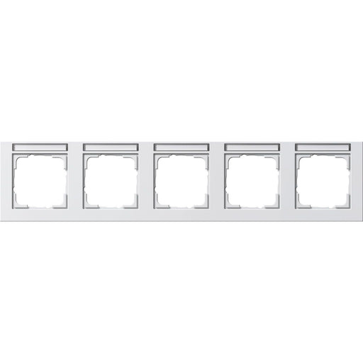 Gira - Abdeckrahmen 5f.rws 109529 waagerecht, bruchsi