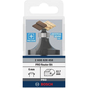 Bosch - Fräser PRO Abrundfräser, R 2608628458 12,7, Schaft 6 mm