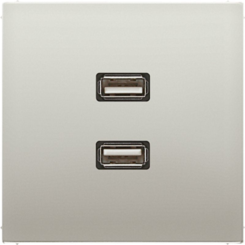 Jung - Multifunktions-Anschlussdose Multimedia-Anschluss eds MA ES 1153 2 x USB m.Tragring