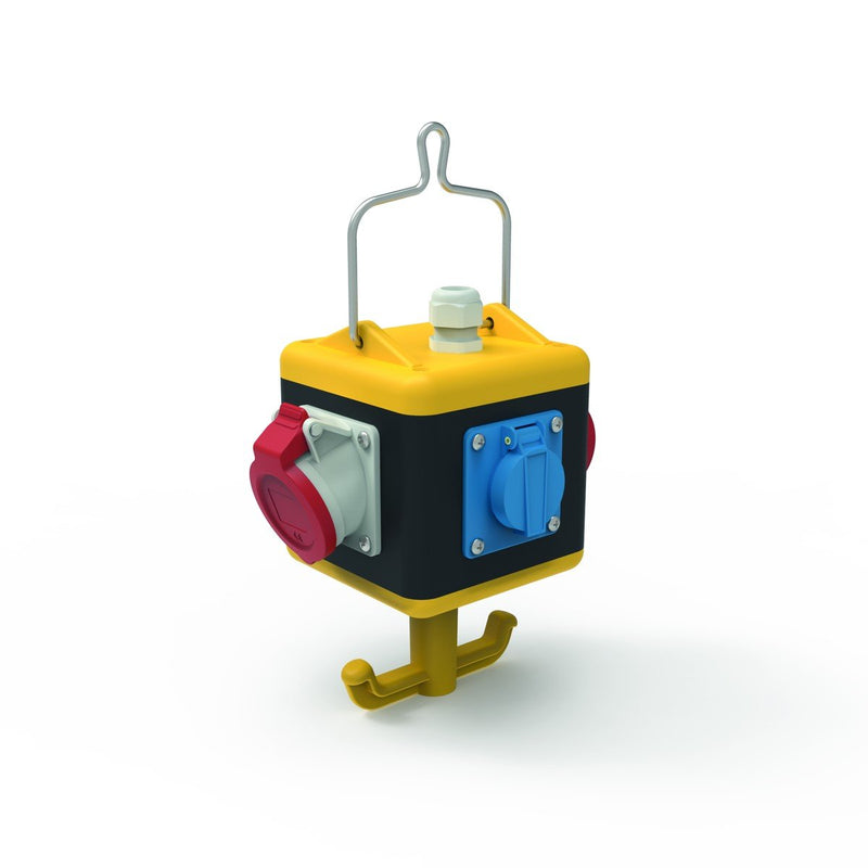 Bals Elektrotech - CEE-Steckdosen-Kombination (IEC 60309) Uni-Block Vollgummi 57078