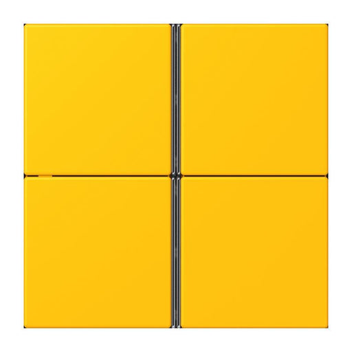 Jung - Abdeckung/Bedienelement für Installationsschalterprogramme Tastensatz 4fach LC 404 TSA 263 le jaune vif