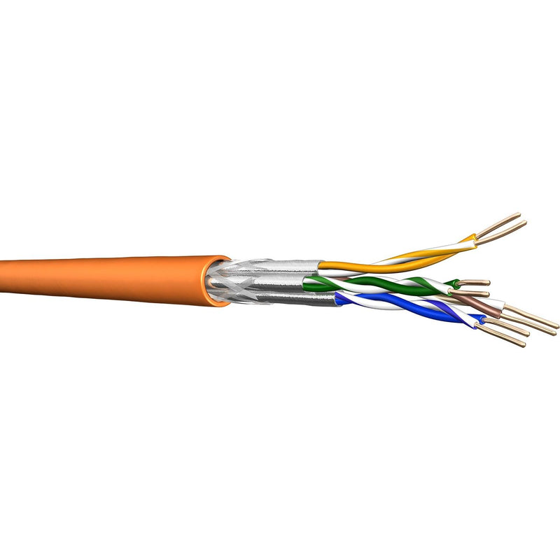 Draka Comteq (DNT) - Daten- und Kommunikationskabel Communication Cable Kat.7 60044549-Eca-T1000 4P S/FTP AWG23 orang − 1000 Meter