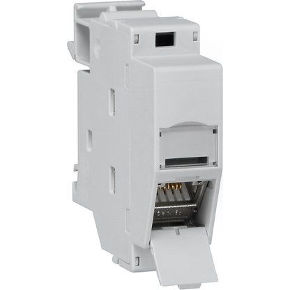 Gira - Einsatz/Abdeckung für Kommunikationstechnik Modular Jack RJ45 Cat6A 574800 REG