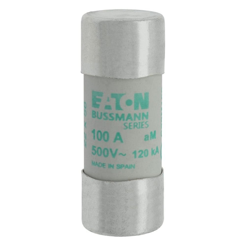 Eaton - Zylindrische Sicherung Sicherungseinsatz Nieders. CYLINDRICA#C22M100 100A AC 500V 120kA − 10 Stück