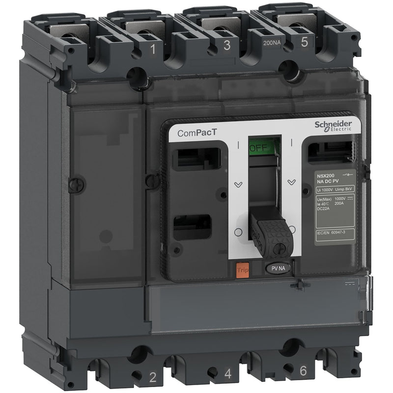 Schneider Electric - Lasttrennschalter ComPacT C254200D1S NSX200NA DC PV, 200