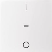 Berker - Abdeckung/Bedienelement für Installationsschalterprogramme Abdeckung Tastsensor-Modul 80962289 1-fach pws glänzend