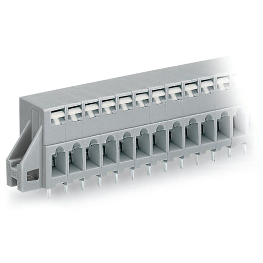 WAGO - Leiterplattenklemme 741-134 Drücker,2,5 mm²,grau − 35 Stück