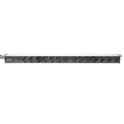 DIGITUS - Power distribution unit (PDU) DIGITUS Steckdosenleiste DN-95405 12fach Alu 1HE