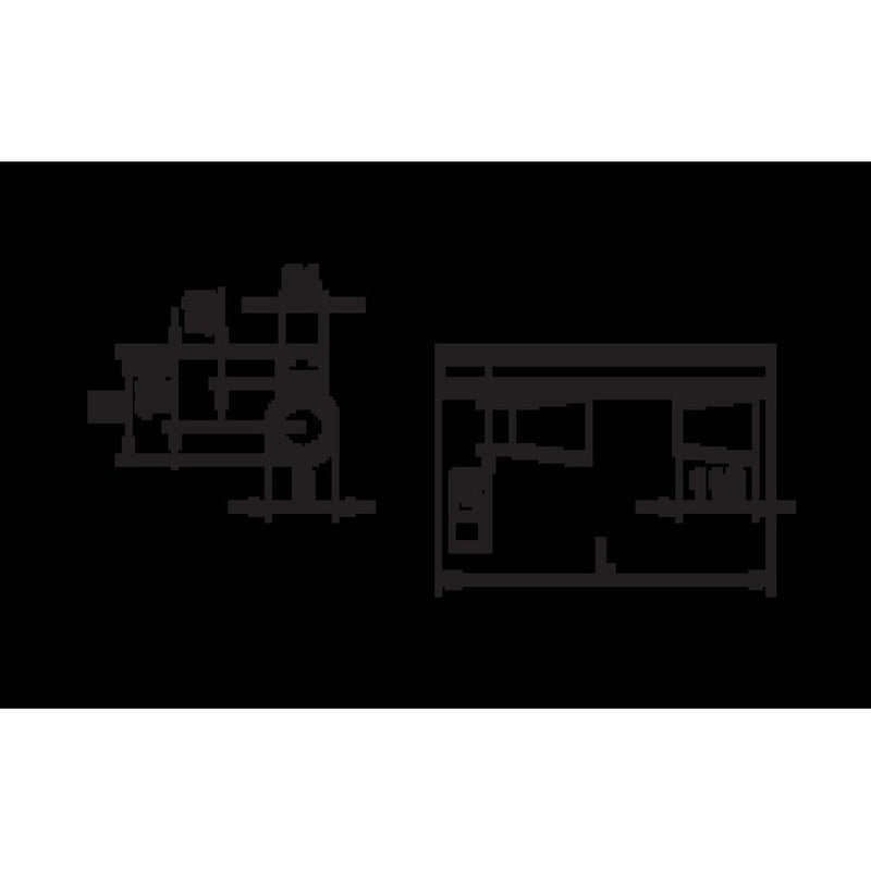 Ridi-Leuchten - Downlight/Strahler/Flutlicht Modul m.LED-Strahler VLMF-CI#0321982SW691 3000K schwarz − 1 Stück