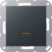 Jung - Multifunktions-Anschlussdose Multimediadose HDMI MA A 1112 ANM anthrazit matt