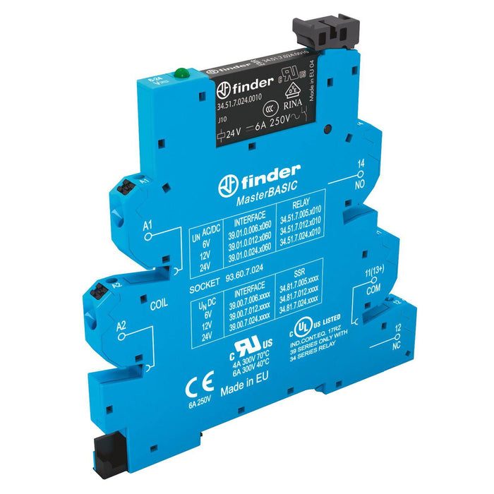 Finder - Schaltrelais Koppelrelais-MasterBasic 39.01.8.230.0060 1W, 6A  − 1 Stück

