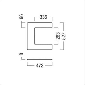 Zumtobel Group - Mechanisches Zubehör/Ersatzteile für Leuchten Leuchtenfuß ARTELEA CL #42190170 silber