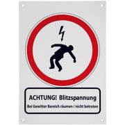 DEHN - Zubehör/Ersatzteile für Erdung und Blitzschutz Hinweisschild HWS297X210ABSDEENAL 210x297x0,7mm