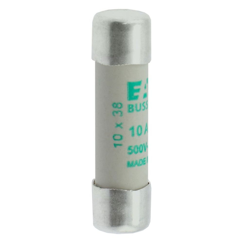 Eaton - Zylindrische Sicherung Sicherungseinsatz Nieders. C10M10 10A AC 500V 120kA − 10 Stück