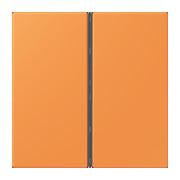 Jung - Abdeckung/Bedienelement für Installationsschalterprogramme Tastensatz 2fach LC 402 TSA 225 orange clair