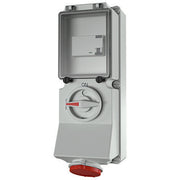 Mennekes - CEE-Steckdose abschaltbar, abgesichert (IEC 60309) Wanddose DUO 7226 32A,5p,6h,400V,IP44