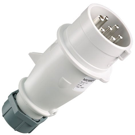 Mennekes - CEE-Stecker (IEC 60309) Stecker AM-TOP HW/VN 1053 16A,7p,1h,IP44